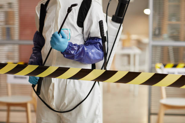 Professional Biohazard Cleanup technician working in Takoma Park, MD